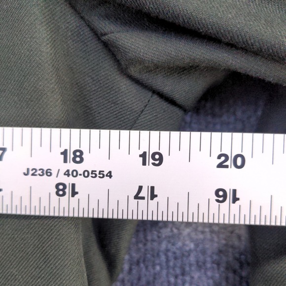 U.S. Army Men's Green Coat Size 38 Long Poly Wool Blend Dress Uniform Military - Picture 13 of 13